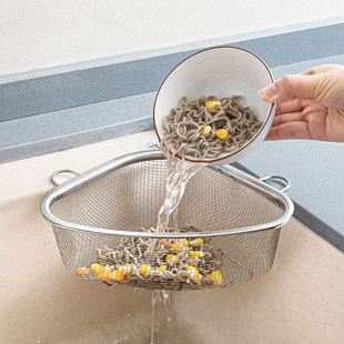 厨房水槽过滤网剩菜剩饭厨余垃圾残渣沥水篮洗菜池盆不锈钢沥水架