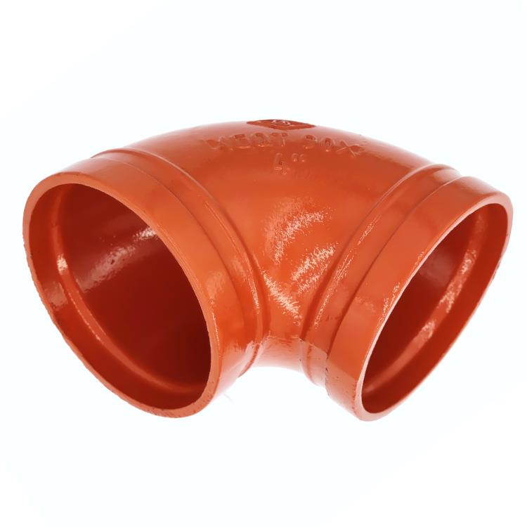 168弯头美标沟槽管件通过美国FM认证出口现货