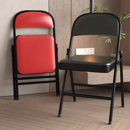 桥牌椅折叠椅靠背椅便携办公家用会议户外餐椅大学生宿舍电脑椅子