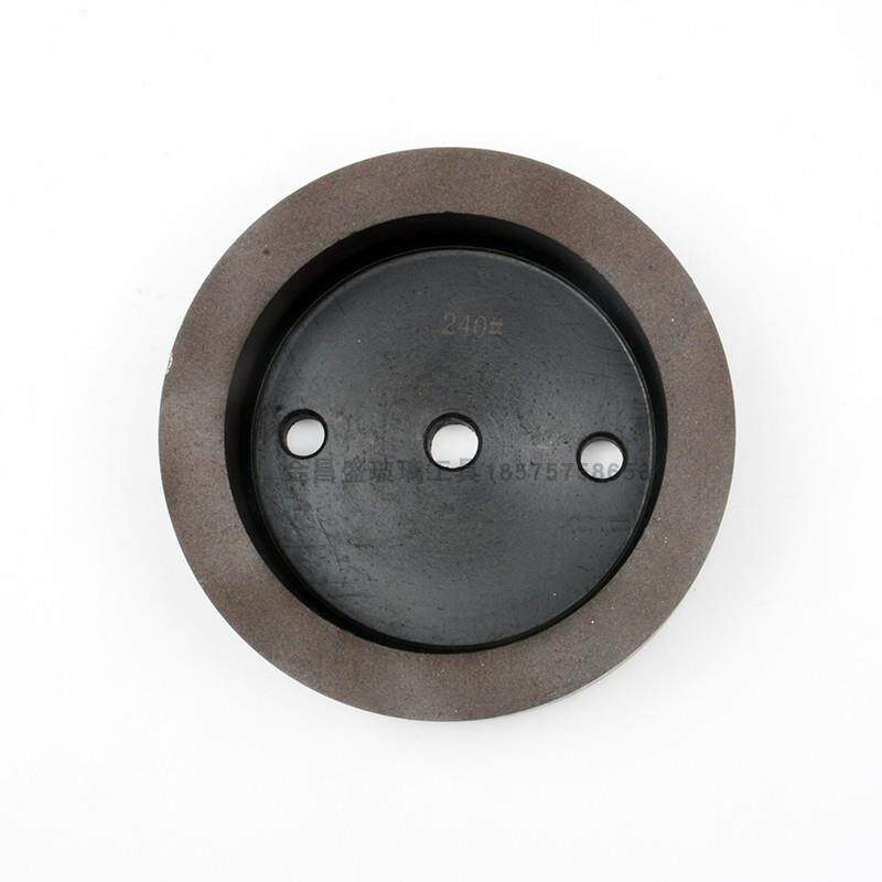 胶木底座树脂轮直边机磨边机磨轮抛光轮底边倒角精磨轮240目玻璃