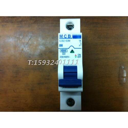 [原装正品]天水二一三小型断路器GSB2 1P D40A~D63A GSB2-63M