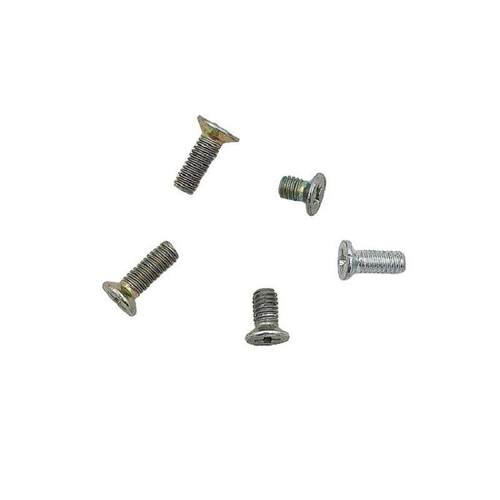 十字平头机械螺丝螺钉沉头彩锌白锌M3M4*6*8*10*12X6X8X10X12MM