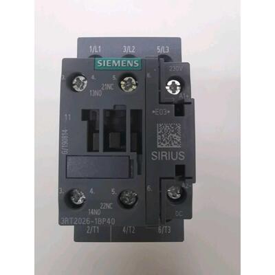 原装正品全新接触器3RT2026-1BP40 DC230V