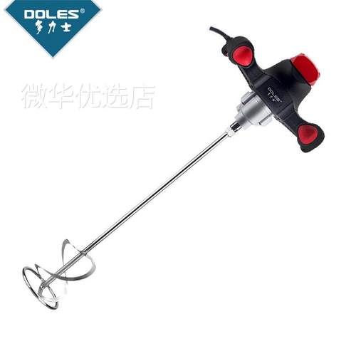 681202工业涂料电动搅拌器油漆腻子粉混凝水泥搅拌机打灰机