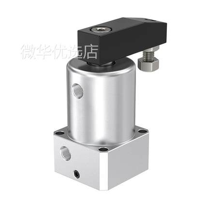 小型气动旋转夹紧气缸SRC转角下压90度180度25/32/40/50/63x90