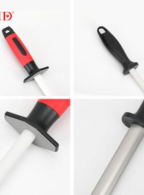 DMD厨房高级8寸10寸12寸家用磨刀器陶瓷磨刀棒瓷棒金刚石磨刀石