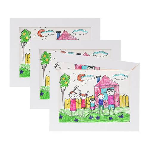 跨境手工可拆卸磁吸相框儿童艺术框可存储多张A4A3绘画多功能相框