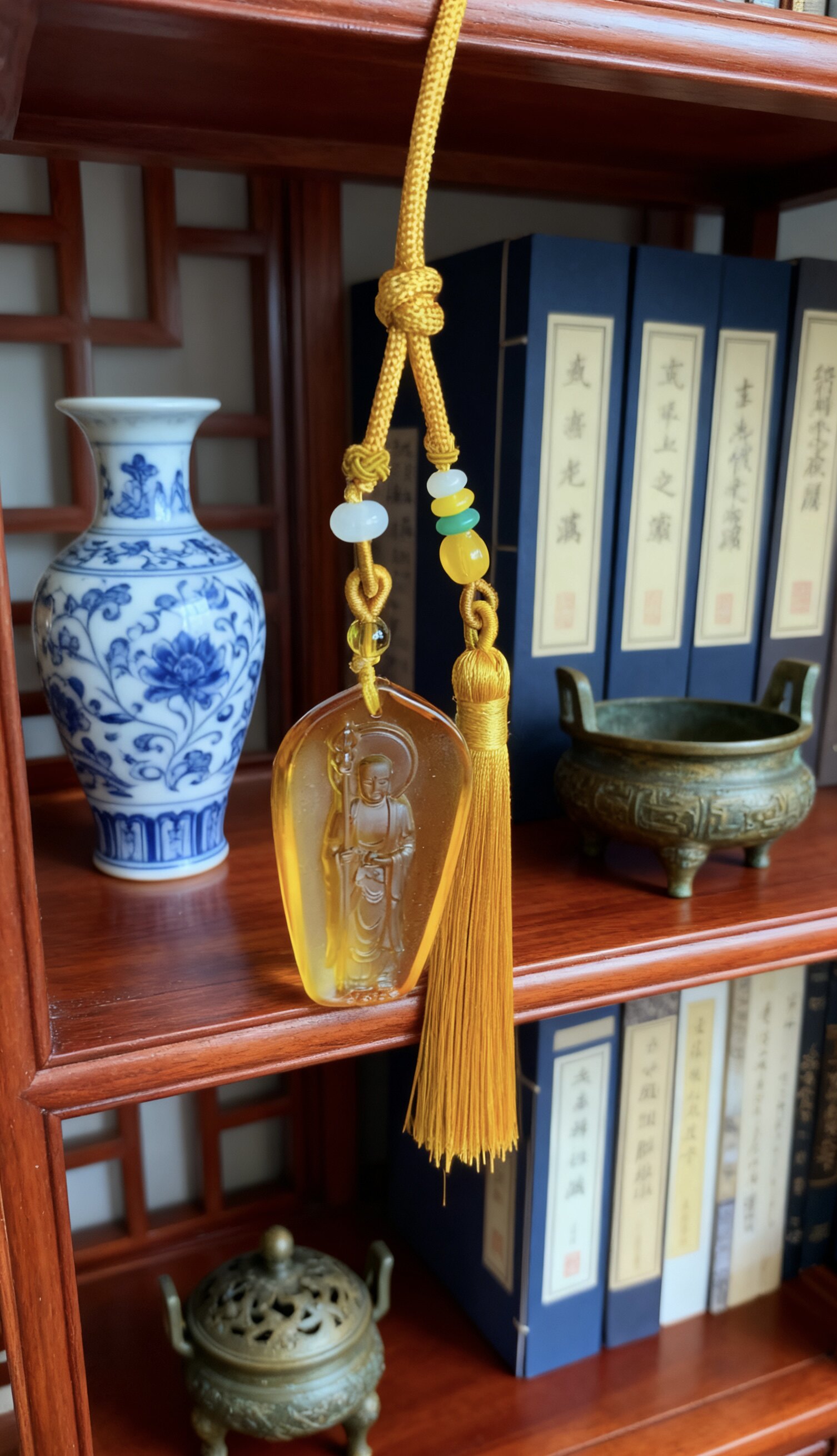 九华山结缘地藏王菩萨车载挂件聚财守财财神护身挂件符吉祥物
