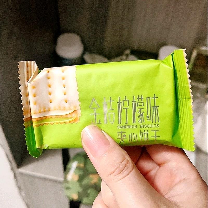 -edopack苏打夹心饼干120g网红零食早餐代餐饼乾下午茶办公室小