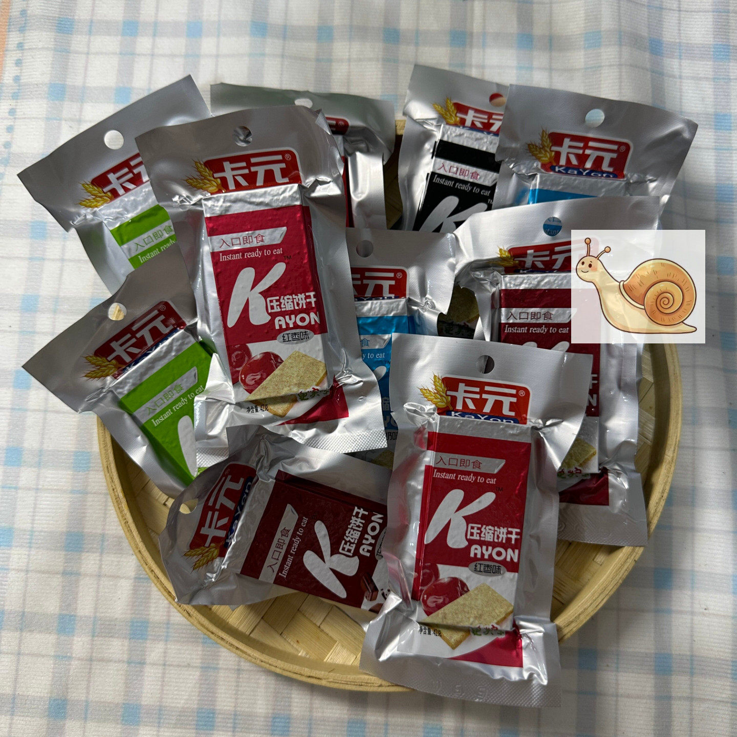 卡元压缩饼干杂粮代餐户外干粮