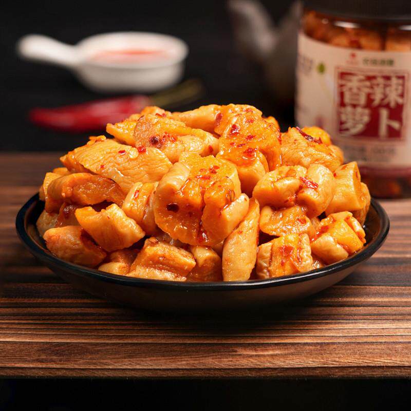 农品浏香脆萝卜干麻辣榨菜下饭菜江西特产外婆咸菜甜辣萝卜丁泡菜