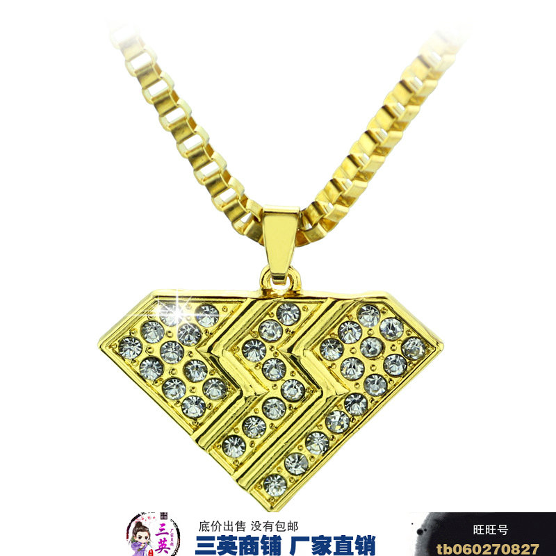 现货链心形满钻新款饰品小商品货源市场三英商铺热卖 摇滚乐队邦.