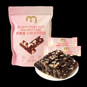 麦德龙麦臻选血糯米核桃糕500g袋装新中式糕点香甜零食独立装