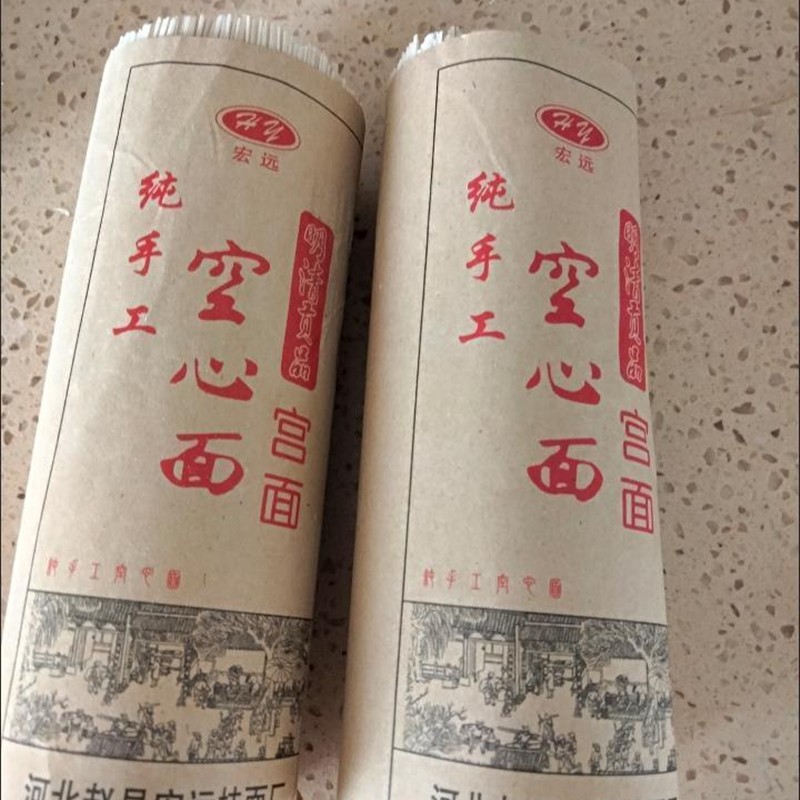 -促销【河北特产】纯手工挂面龙须面宫面无添加空心面特细鸡蛋面