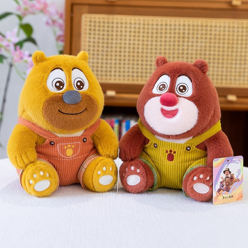 熊出没毛绒玩具熊大熊二布娃娃