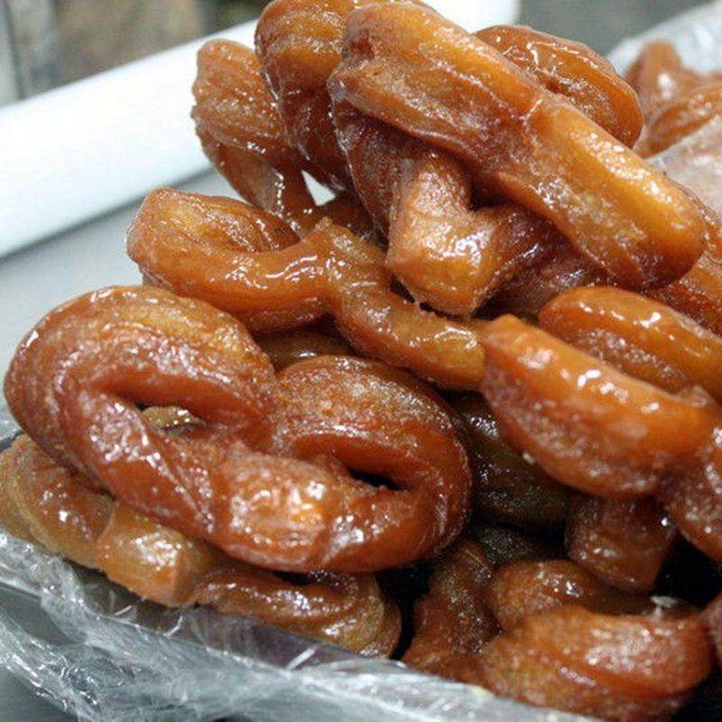 正宗北京牛街清真老字号白记年糕糖耳朵2个/份甜食传统童年味小吃