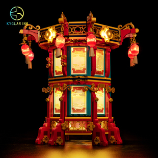 KGBOX适用于80116福来运转灯饰展示盒2025新春灯光组diy