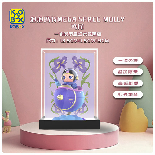 KGBOX泡泡玛特MOLLY绽放牡丹
