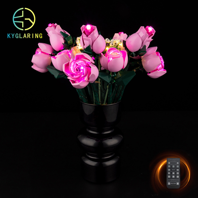 KGBOX10374玫瑰花束LED灯配件