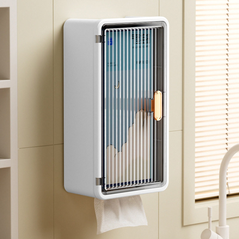 卫生间免打孔防水卫生纸盒