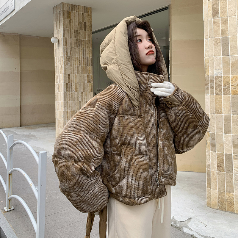 新品  90绒定制针织拼接羽绒服2C211-9855-P325控478图片