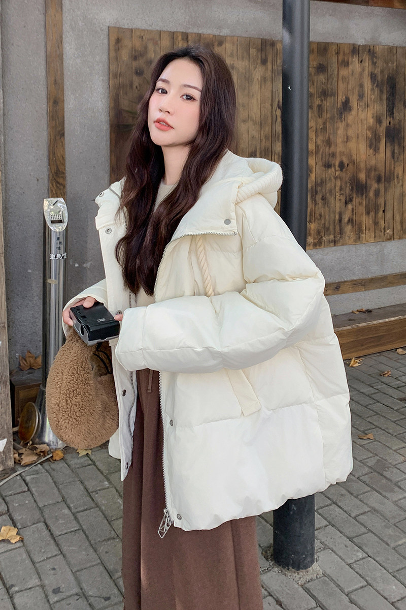 新品90绒百搭显瘦中长款羽绒服2C211-9851-P325控478,女装羽绒服,2C211
