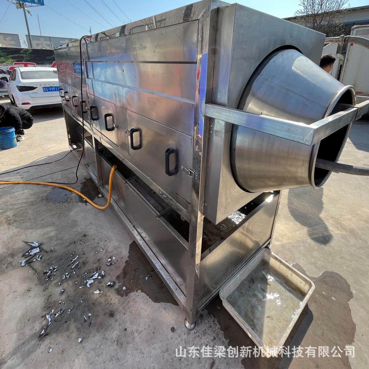 全自动椒盐核桃仁去皮清洗机 商用巴旦木青皮核桃剥皮机 厂家直销