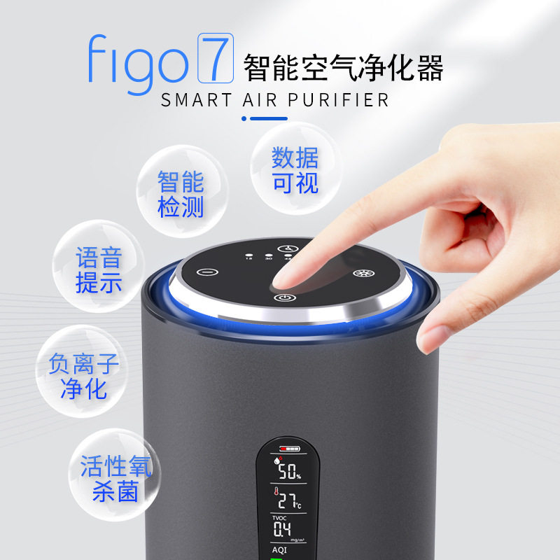 速发车醛空气净菌器新汽车用内除甲载杀化除异味烟味T负离子臭氧