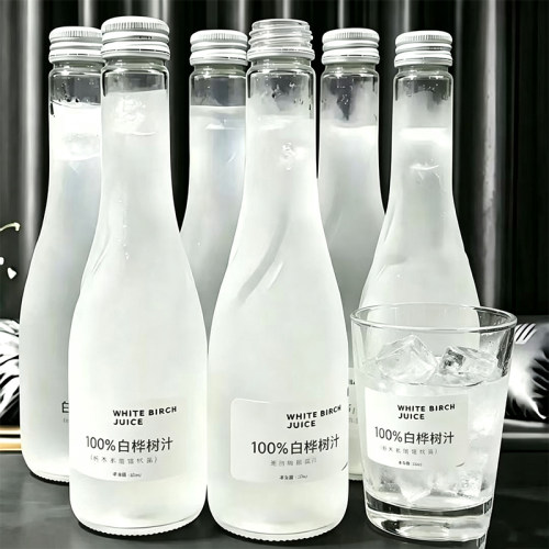 【玻璃锁鲜】100%白桦树汁300ml*6瓶装无添加剂无糖健康植物饮料