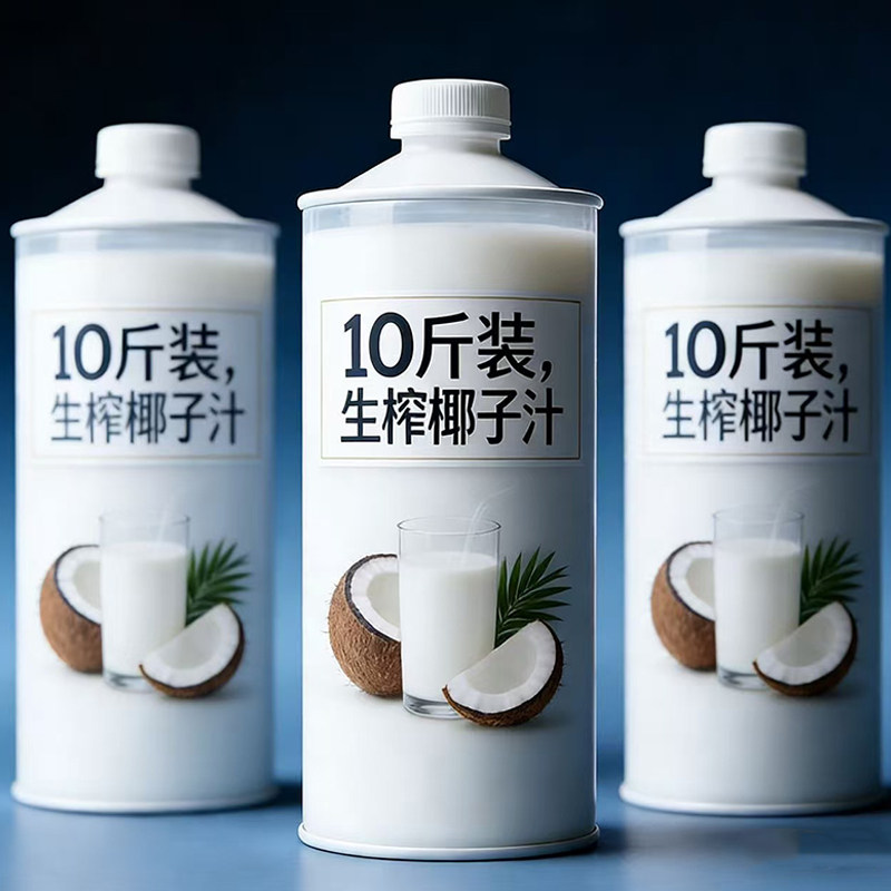 生榨椰汁大瓶饮料1250ml*6瓶整箱风味椰汁椰奶饮品送礼聚餐囤货