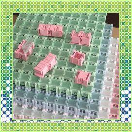 1#贴片元件盒 元件盒 互扣贴片盒 收纳盒 储物盒 尺寸32X21X21mm