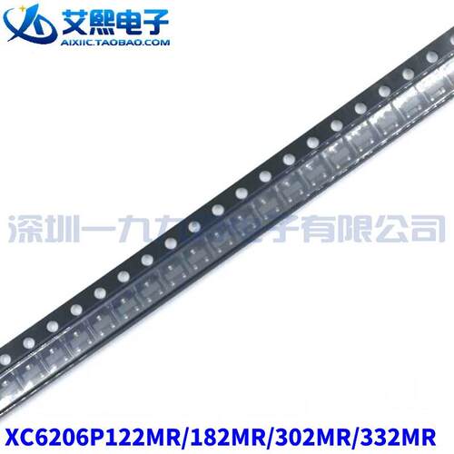 XC6206P122MR/152MR/182MR/282MR/302MR/332MR/362MR SOT23贴片