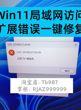 局域网打印机共享文件共享磁盘报错win11共享出现了扩展错误win11