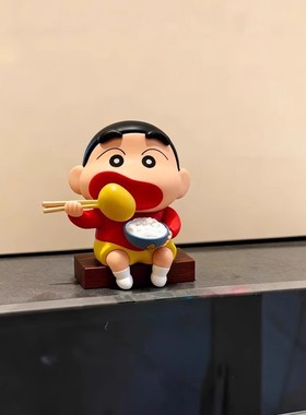 蜡笔小新桌面摆件客厅玄关电视柜