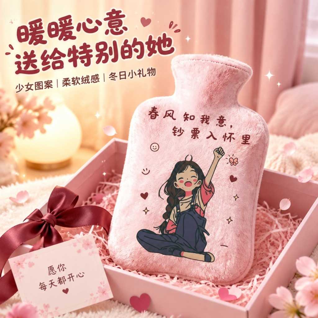 防爆加厚热敷暖水袋|注水式暖手