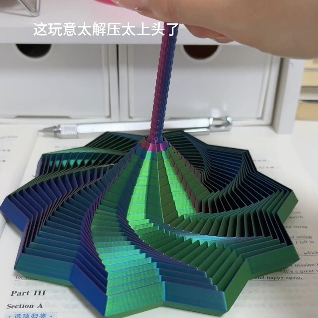 这个我能玩一天3D打印萝卜塔