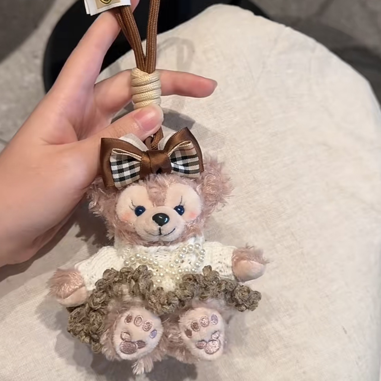 米咖裙名媛玫玫卡通毛絨玩偶