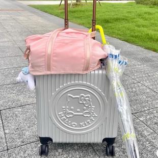轻便小型儿童拉杆箱20寸旅行箱女万向轮学生行李箱可带上飞登机