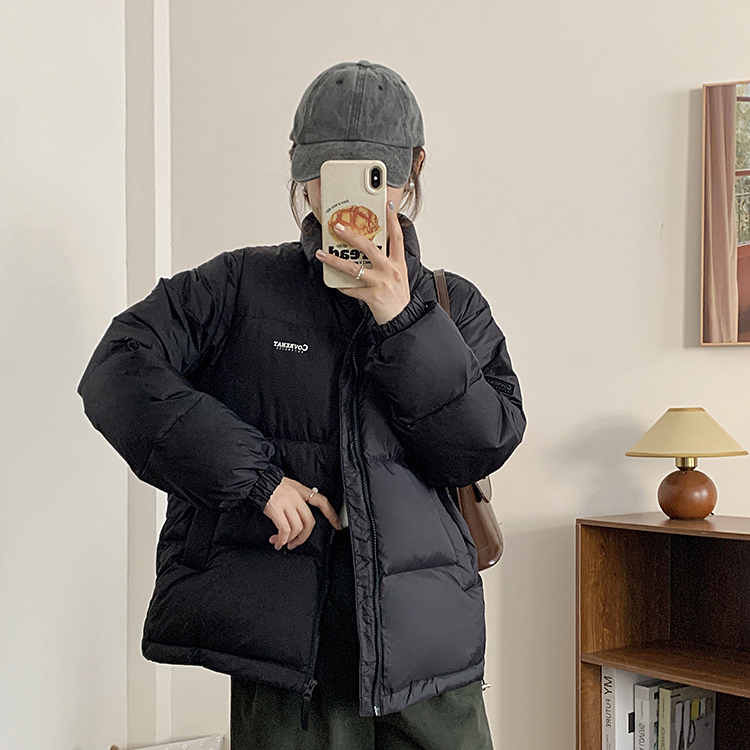 加厚韩版短款羽绒服女2025新款