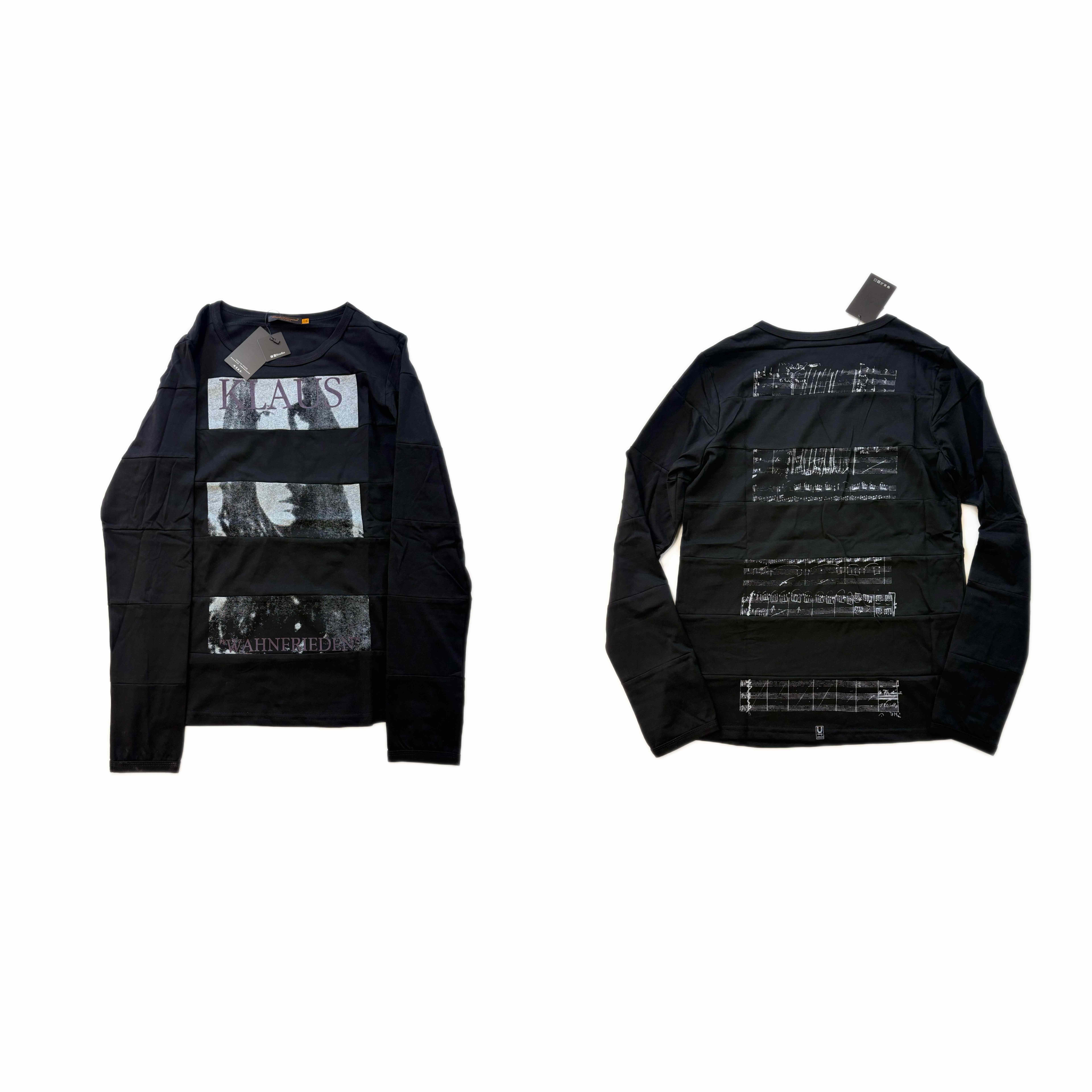 thumbnail for [Spot Second Delivery] Undercover 06ss T Klaus Stitched Portrait Sheet Music Print Long Sleeves