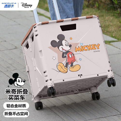 麦斯卡草莓熊买菜小拉车