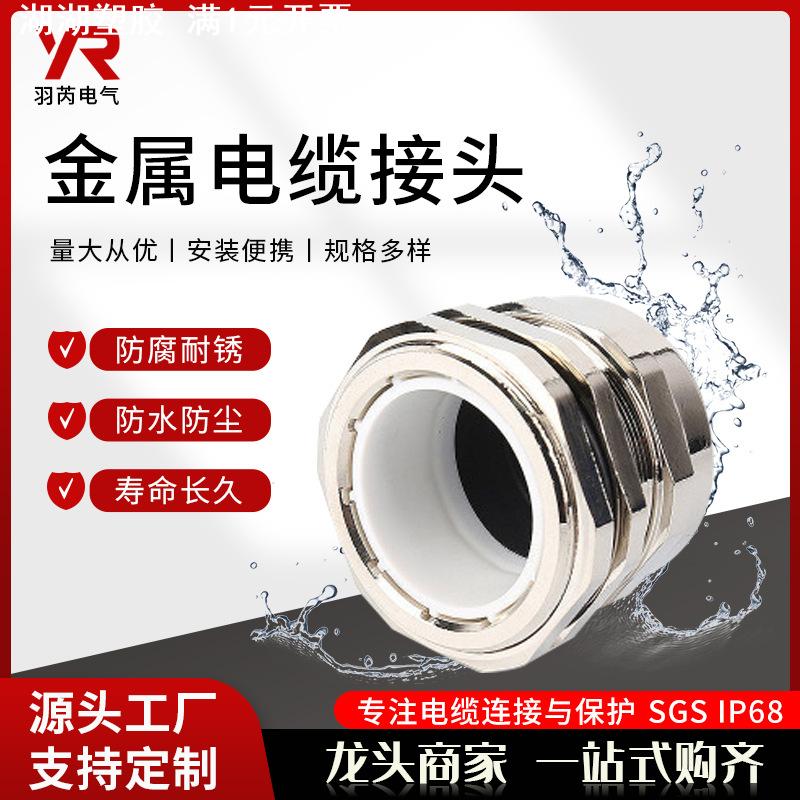金属M12-M150电缆防水接头 金属格兰头 电缆锁头 防水堵头 PG接头