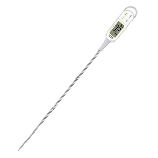 欧达时加长探针电子温度计高精度厨房食品烘焙测水温油温计防水式