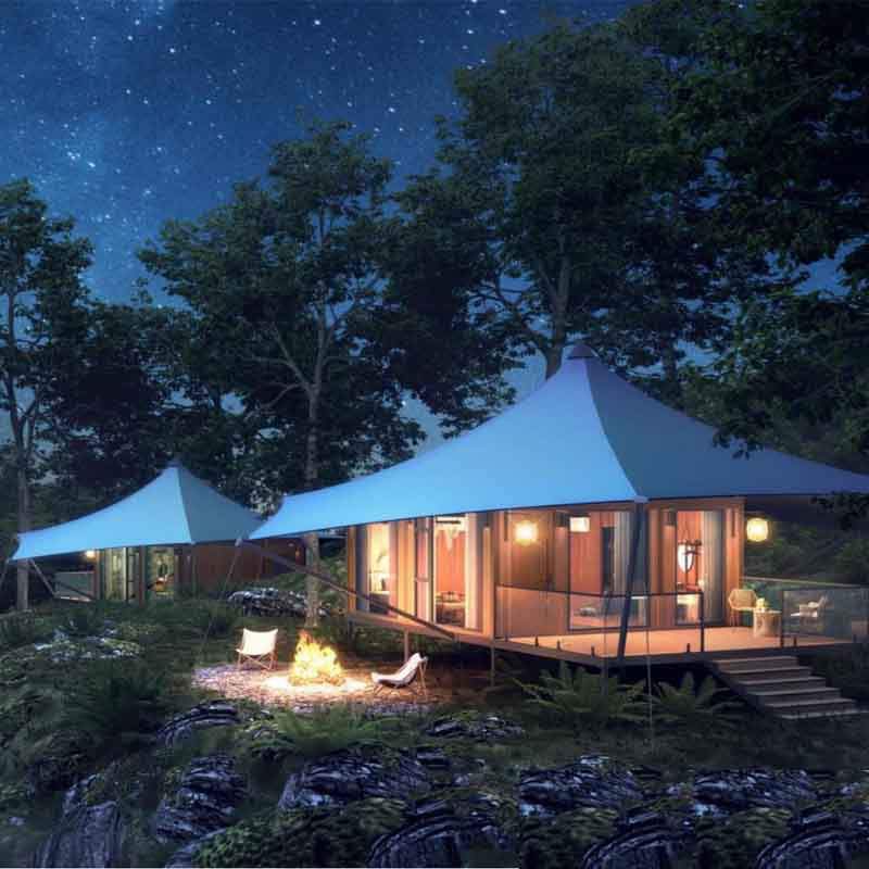 集装箱民宿钢结构网红文旅房可移动阳光房移动式创意住人移动房