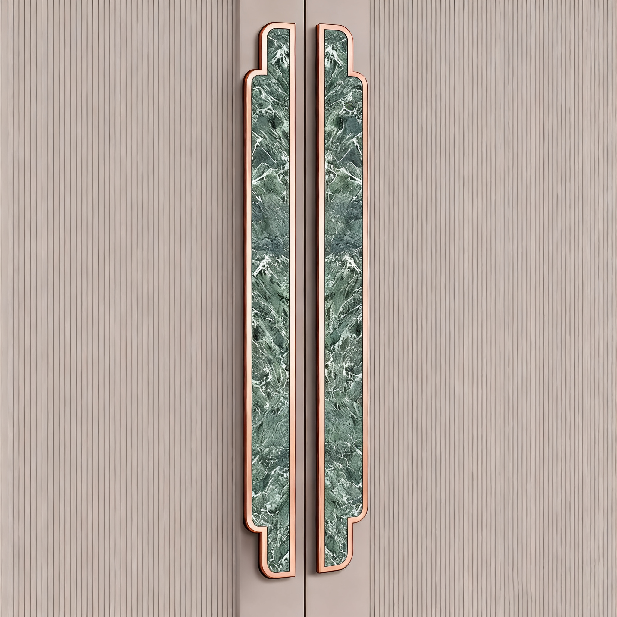 新中式玻璃门拉手对开门门把手对装会所酒店包厢实木门把手