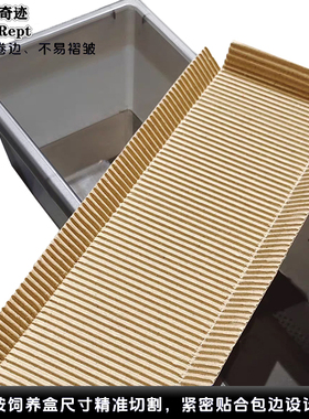 瓦楞纸垫材爬宠蛇豹纹肥尾守宫蜥蜴达芬奇VBOX柜A4饲养盒爬虫垫纸