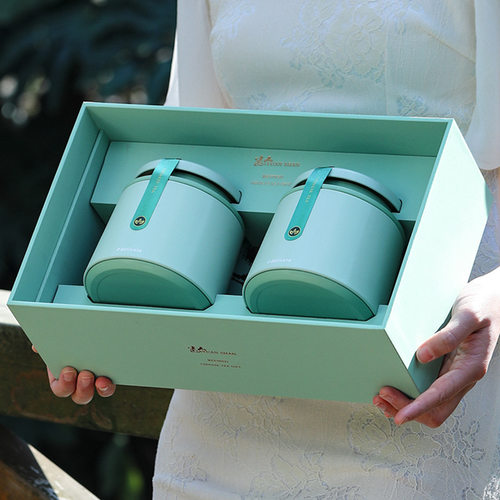 送礼节日高山绿茶碧螺春茶叶礼盒装高档送人伴手礼茶叶自己喝