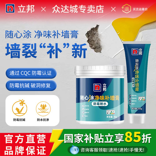 立邦防水防潮防霉修补膏