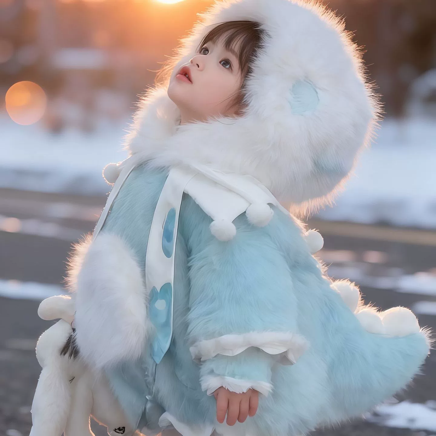 女童可爱恐龙衣服加厚冬款外套厚绒女宝外套仿皮草毛毛外套,童装/婴儿装/亲子装,儿童演出服,淘宝优惠券,粉丝福利购,淘宝优惠卷