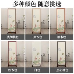 新中式屏风隔断实木进门玄关卧室大厅挡卫生间门客厅沙发座屏网红